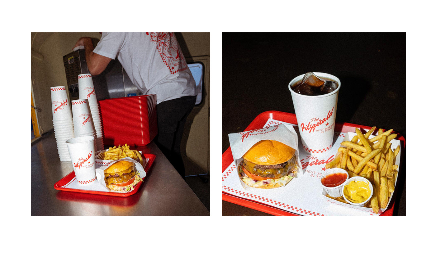 50s burger cartoon diner Los Angeles pedro oyarbide road trip the fitzgerald west coast