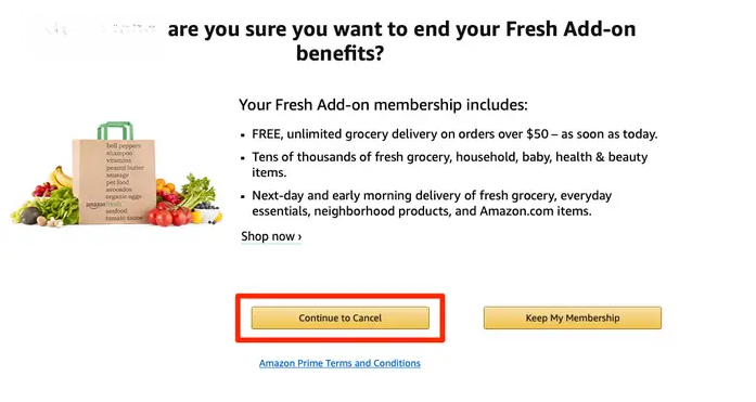 prime fresh membership payment settings amazon fresh account view benefits and payment corresponding check box-fresh tab contact seller button-free trial prime view benefits