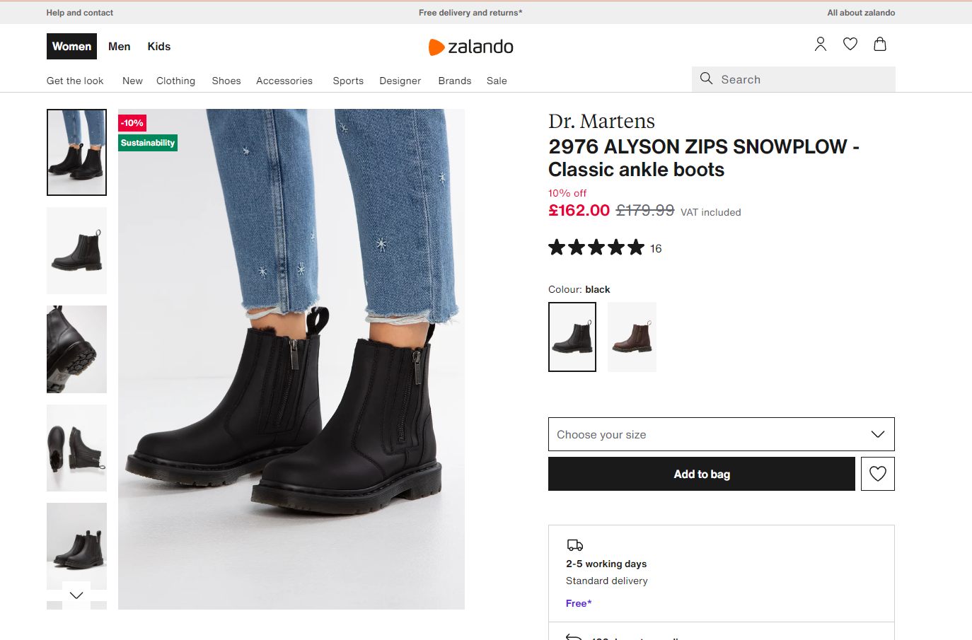 Zalando- Shoes and Fashion Online