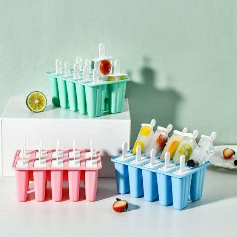 Toptan Moda Tasarımı Gıda Sınıfı Silikon Popsicle Kalıp