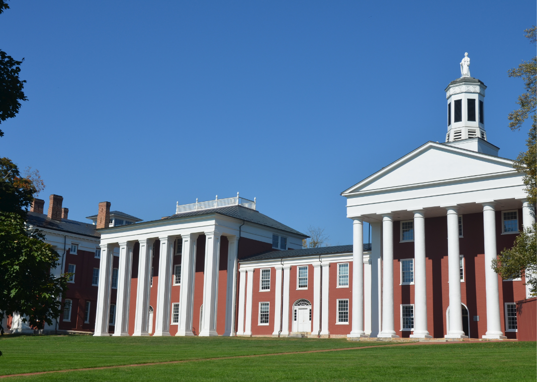 Buildings at Washington and Lee University in Lexington.