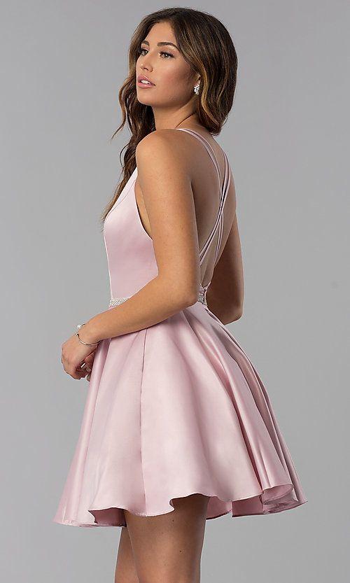 Pink semi formal dress