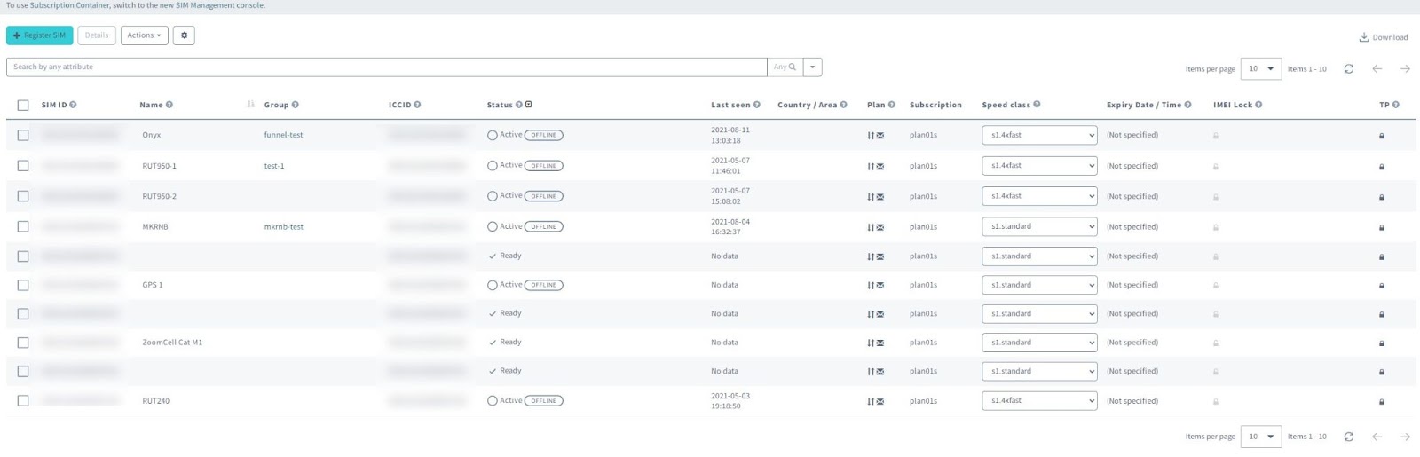 Soracom User Console