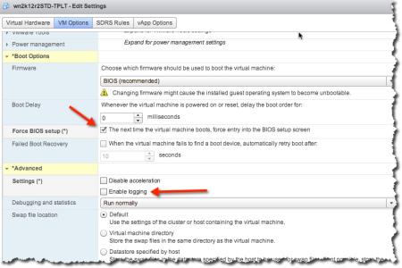 VM options to change