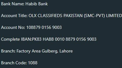 OLX-Pakistan-bank-details