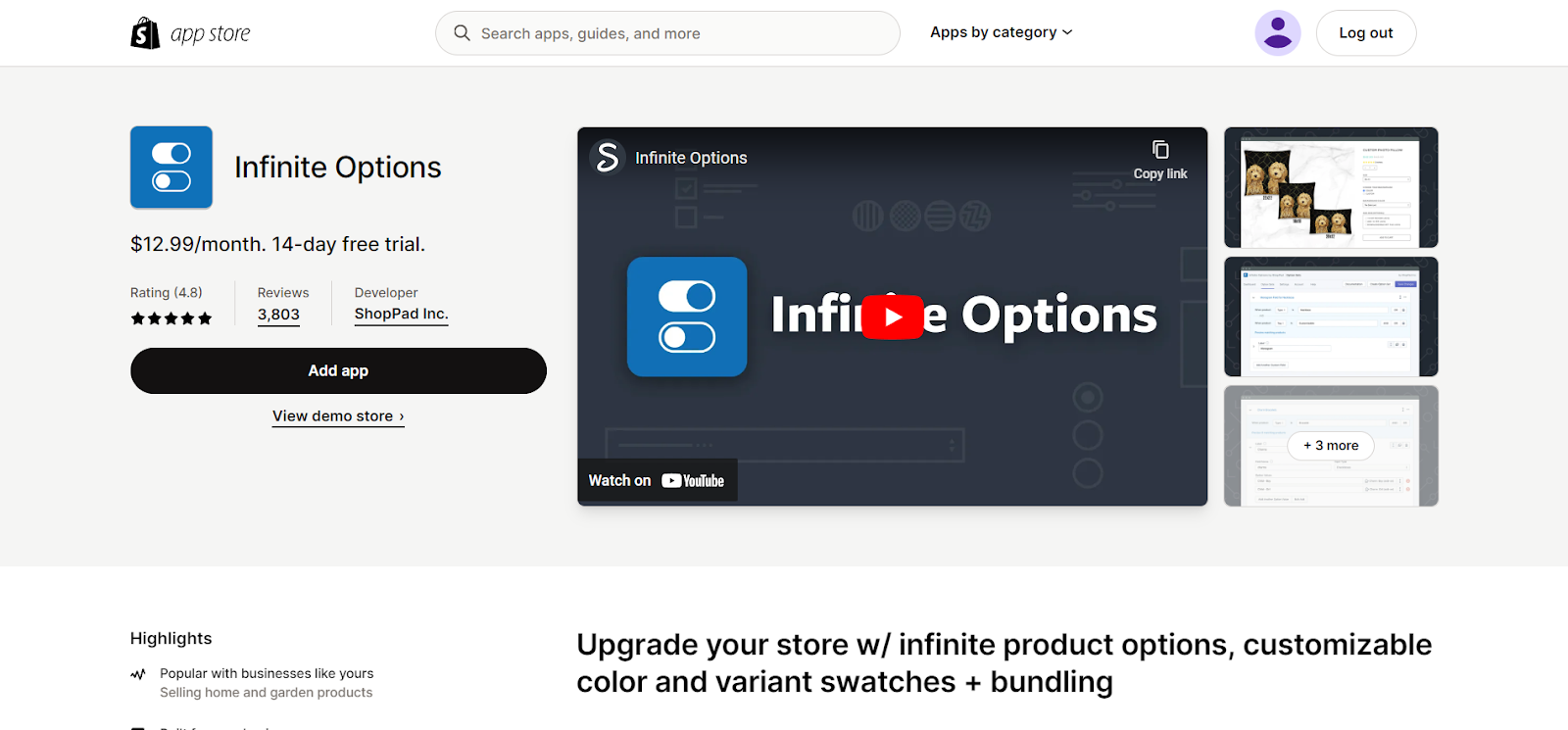 Infinite Options: Infinite Product Options For Diverse SKUs