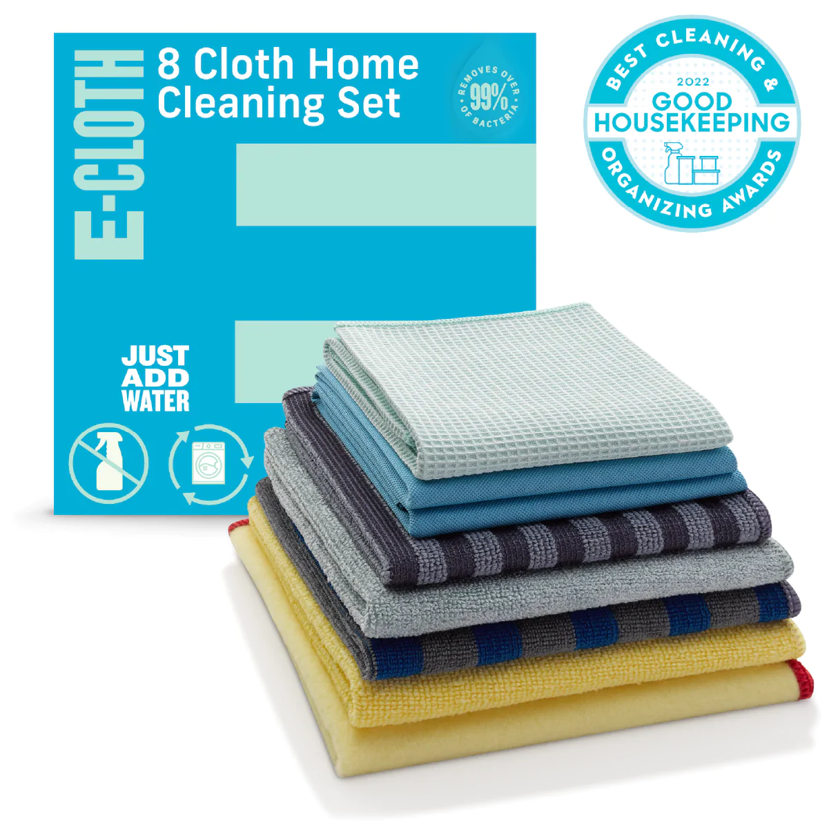 cleaning tools and products: E-Cloth 8 Cloth Home Cleaning Set