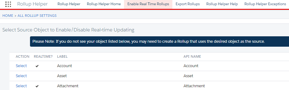 Enable Real-Time
