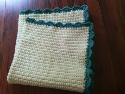 Häkelbabydecke Krabbeldecke
