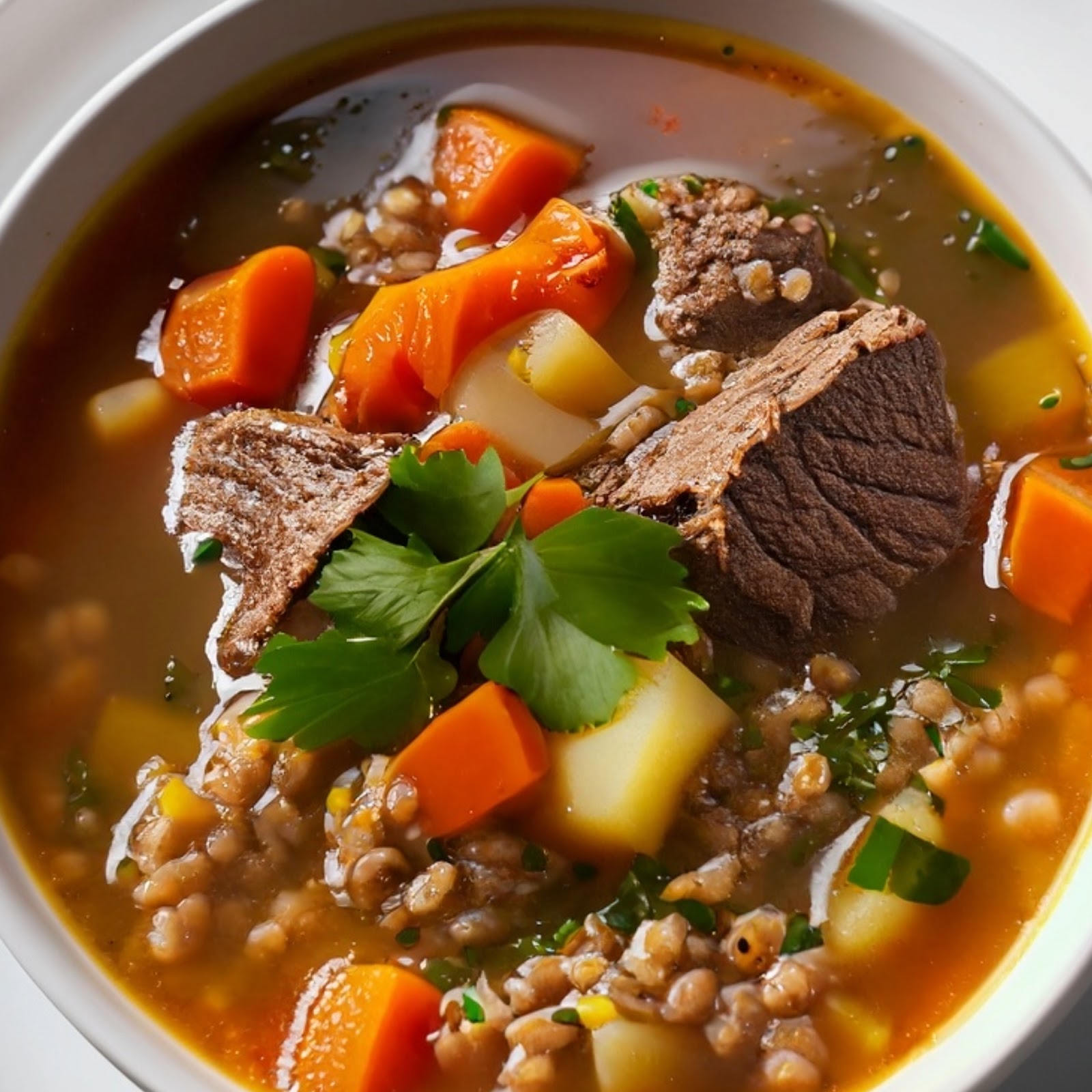 Beef Barley Vegetable Soup Recipe With Perfect Ingredients For Your ...