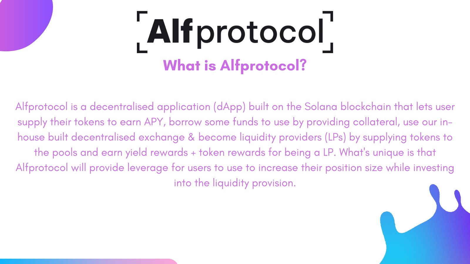 Qu'est-ce que le protocole Alf ?