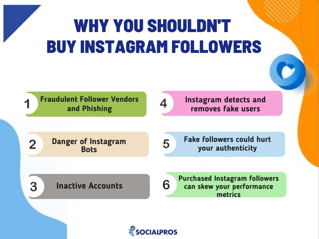 Do not buy Instagram followers and likes