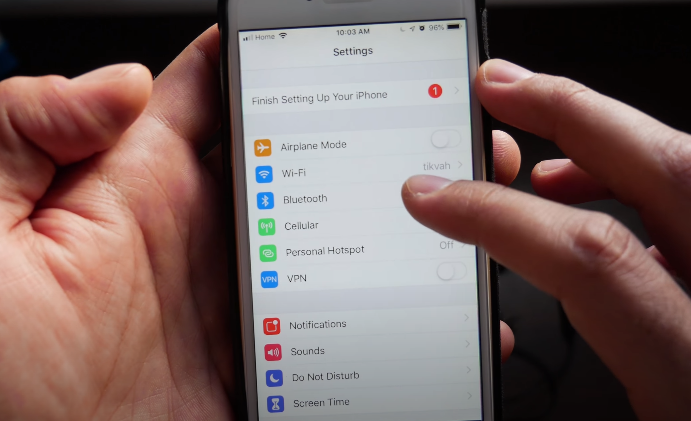 How to Pair Blackweb Headphones with iPhone - Step 2: Open Bluetooth - Headphonetic.com