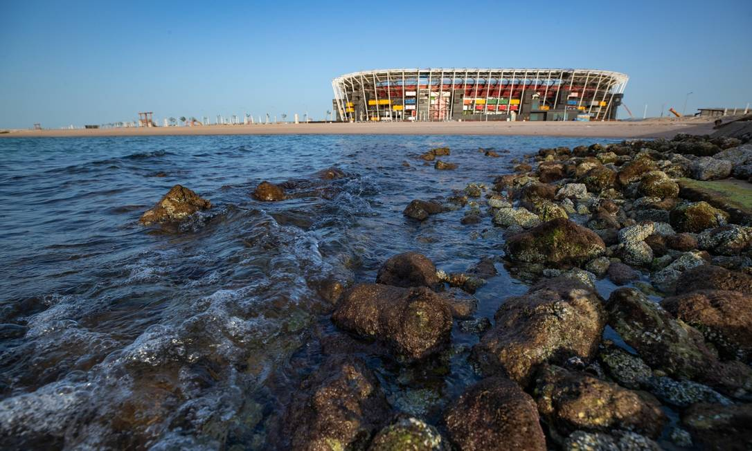 A Copa do Mundo de 2022 terá o primeiro estádio desmontável. 