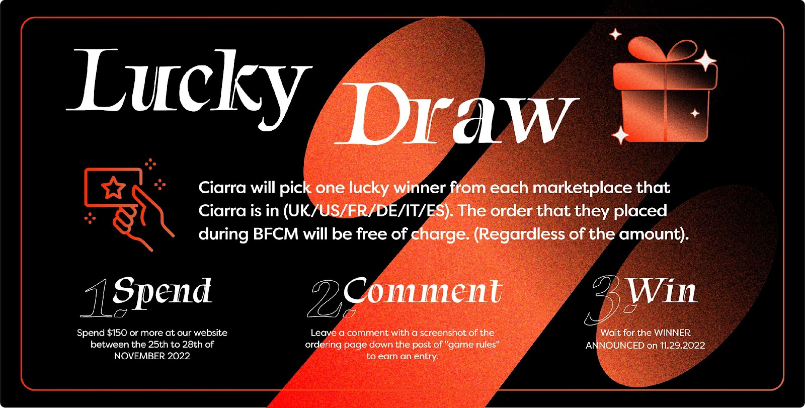 MEGA SALE-lucky draw-BFCM