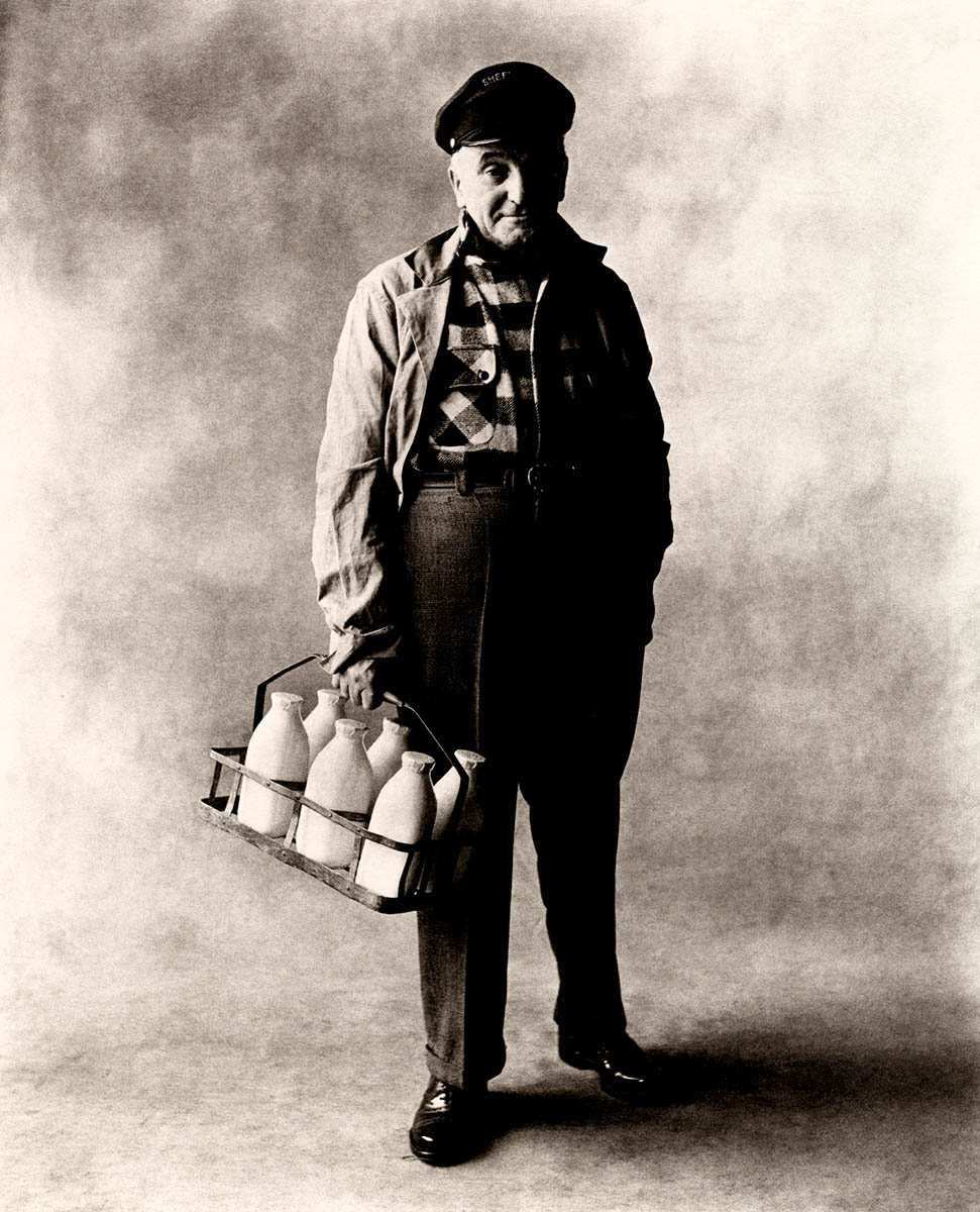 irving penn small trades portrait milkman new york 1951