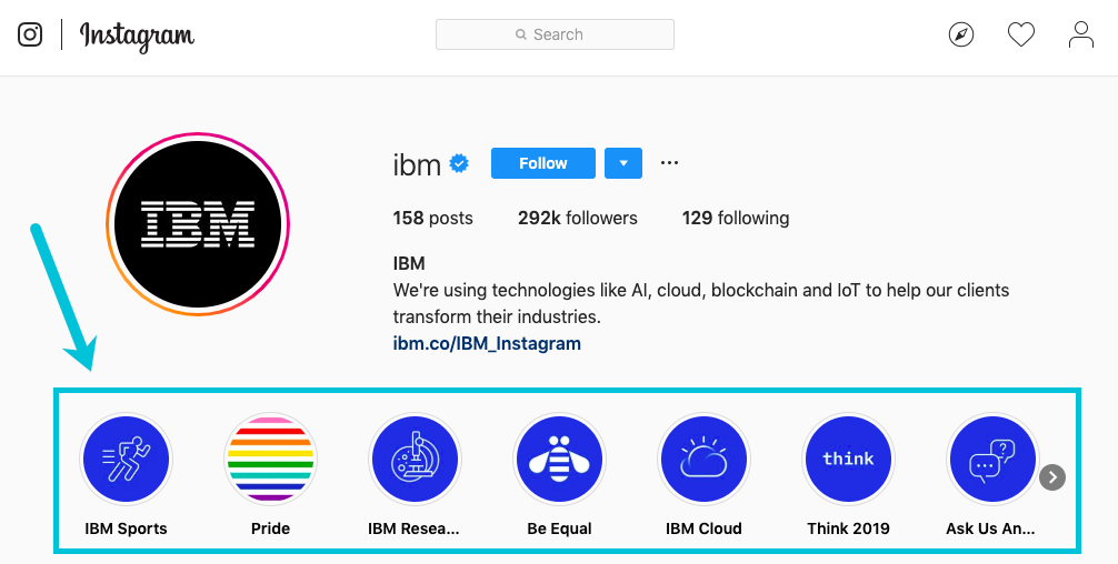 ibm的instagram的故事