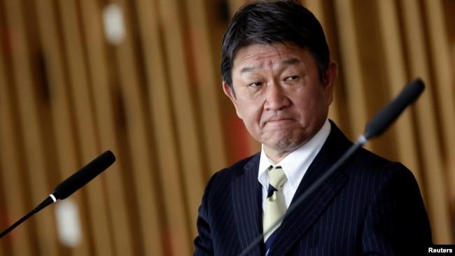 日本外相茂木敏充(路透社2021年1月8日资料照)