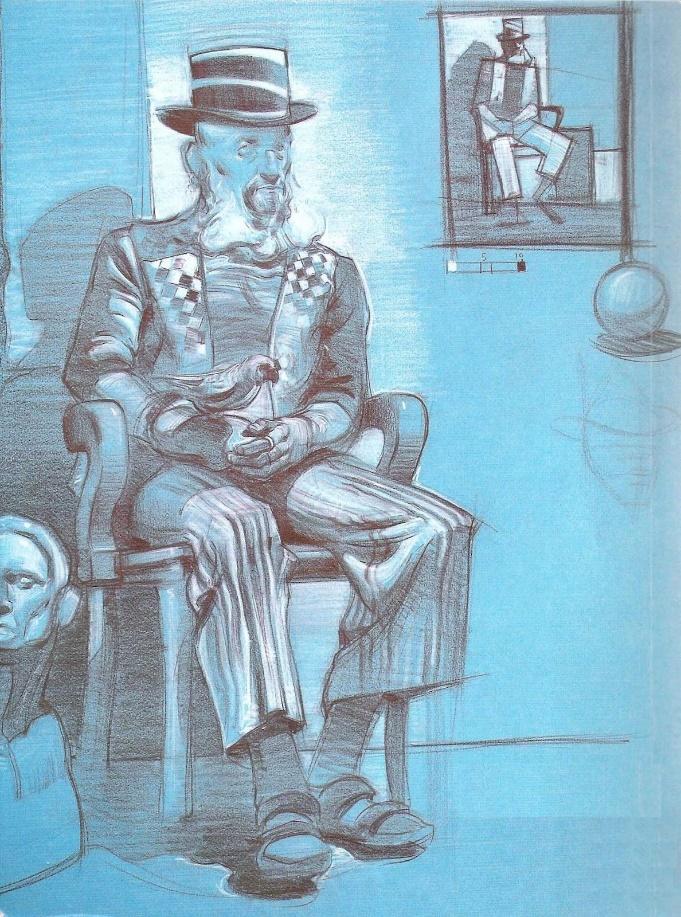Изящное искусство рисования: Майкл Хэмптон и его виртуозное владение светом и тенями на фигуре
