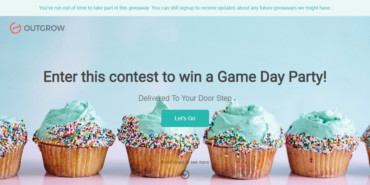 premade by outgrow enter this contest to win a game day party