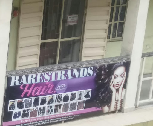 Rarestrands Hair, Shop 22, Favour Award Complex, No. 30 Okporo Road, Off Artillery Junction, Mgbuesilara, Port Harcourt, Rivers, Nigeria, Barber Shop, state Rivers