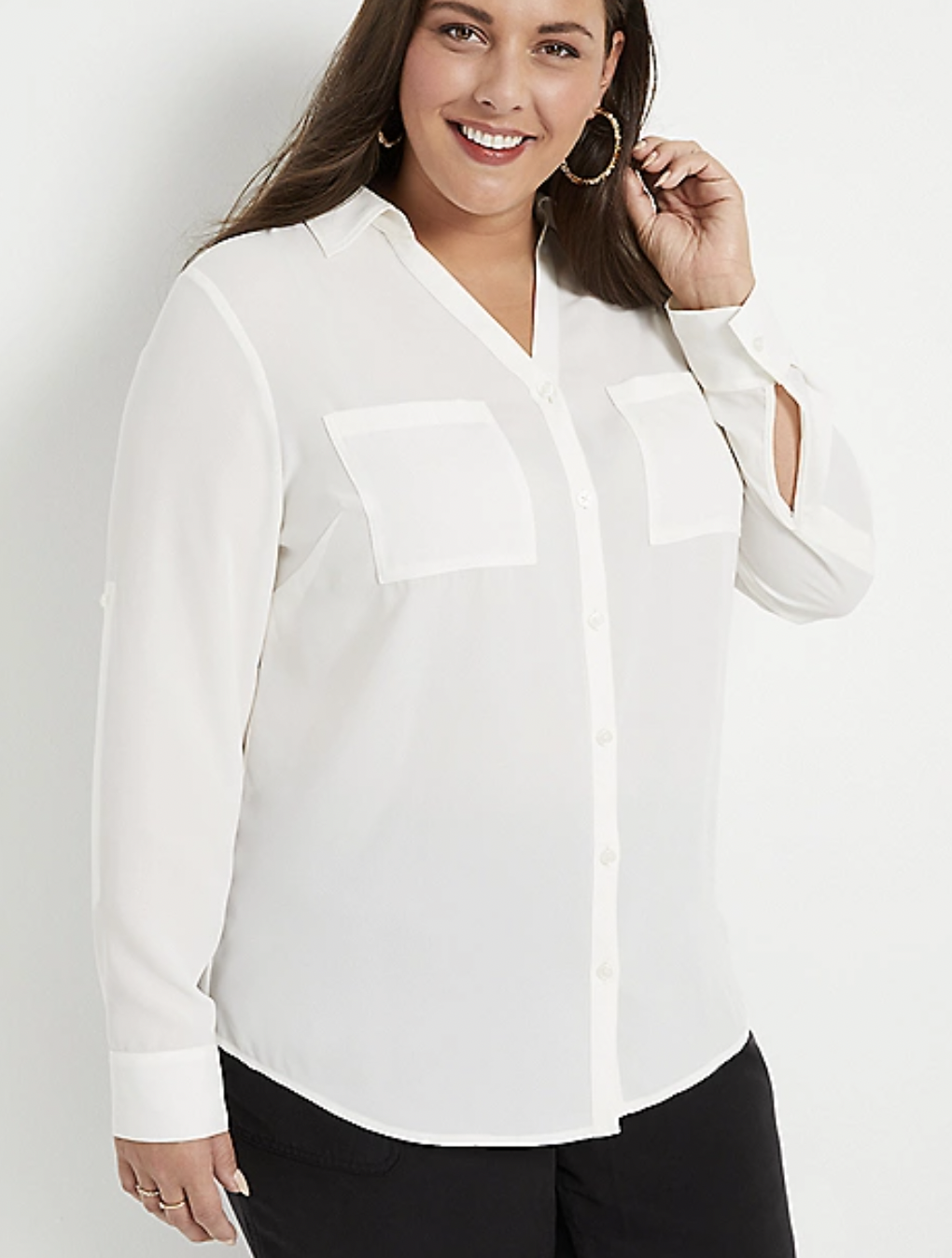 Maurices button down blouse