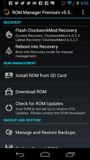 ROM Manager apk