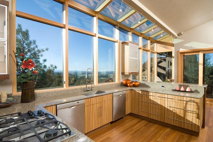 Home Design with Many Glass Windows