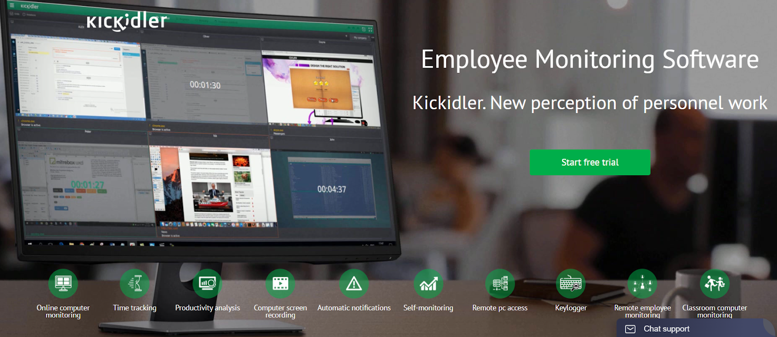 employee monitoring tool - kickidler