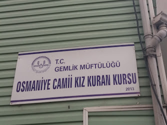 T.C. Gemlik Müftülüğü Osmaniye Camii Kız Kuran Kursu