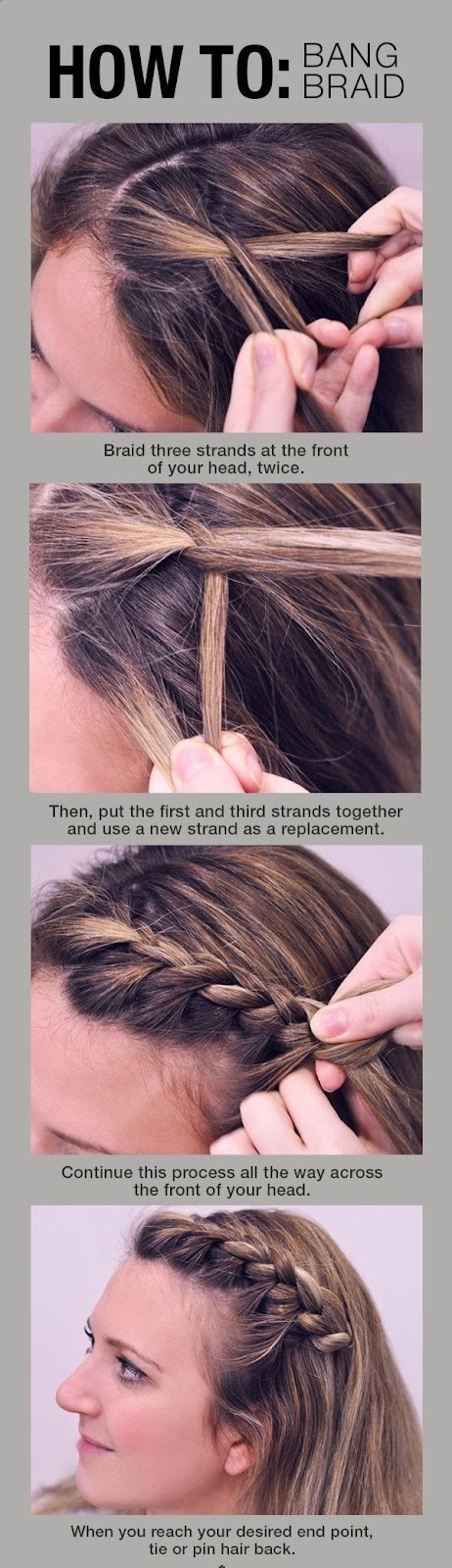 Bang Braids Hairstyles for girls