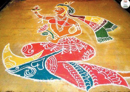 Rangoli: Nghệ thuật dân gian đầy màu sắc ở Ấn Độ 