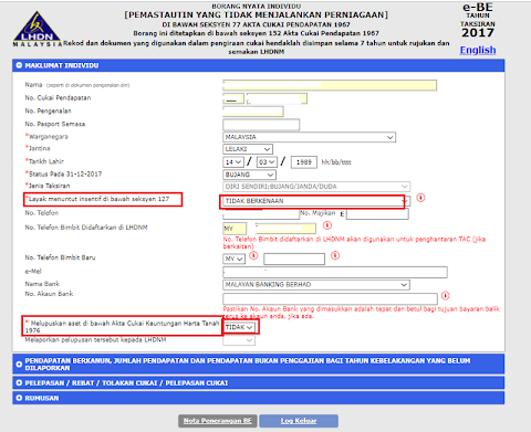 income tax form malaysia