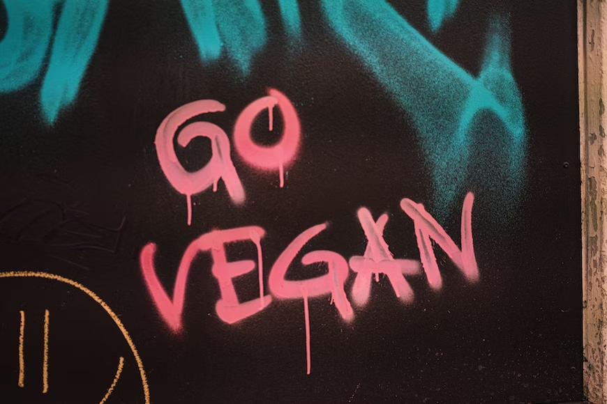 Vegan signboard