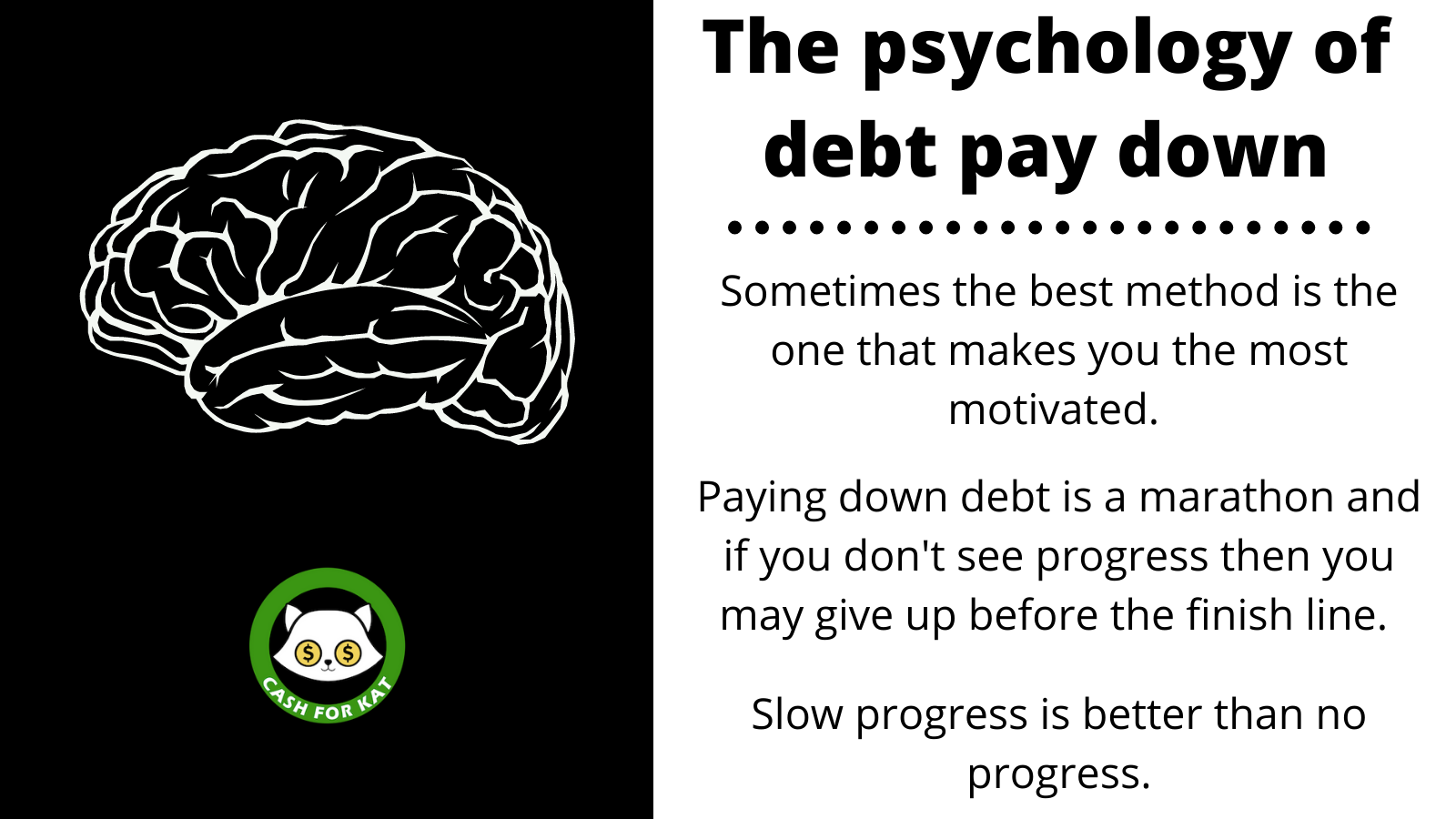 Psychology of paying down debt