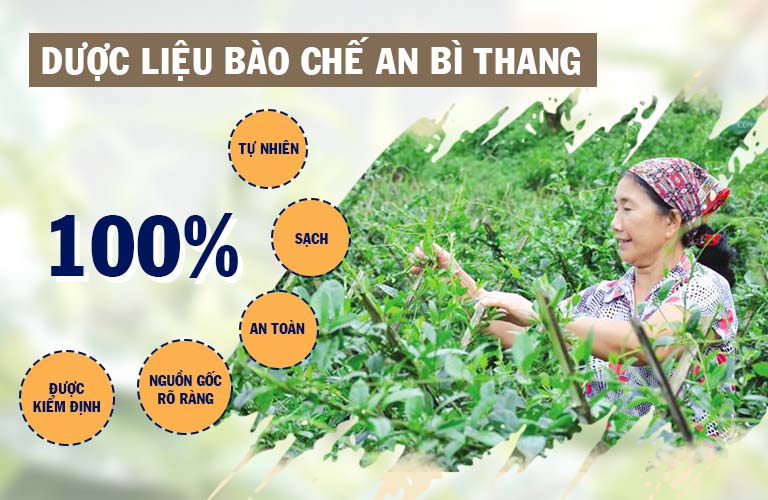Các vị thuốc có trong An Bì Thang được chọn lọc từ thiên nhiên nên lành tính, an toàn tuyệt đối cho sức khỏe người bệnh