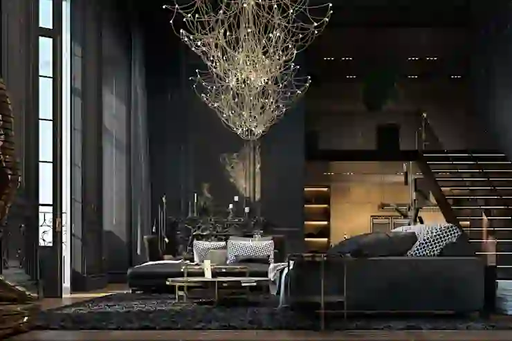 modern gothic furnishing
gothic decor black stylish