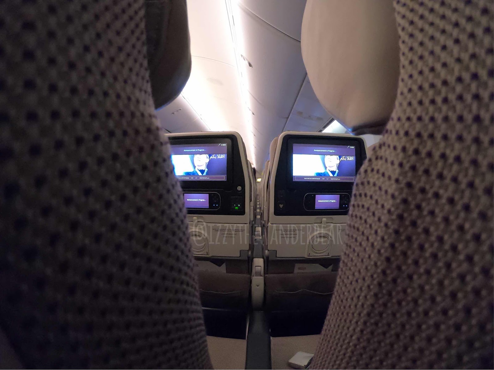 ITWB: Empty seats in Etihad Airlines During Pandemic