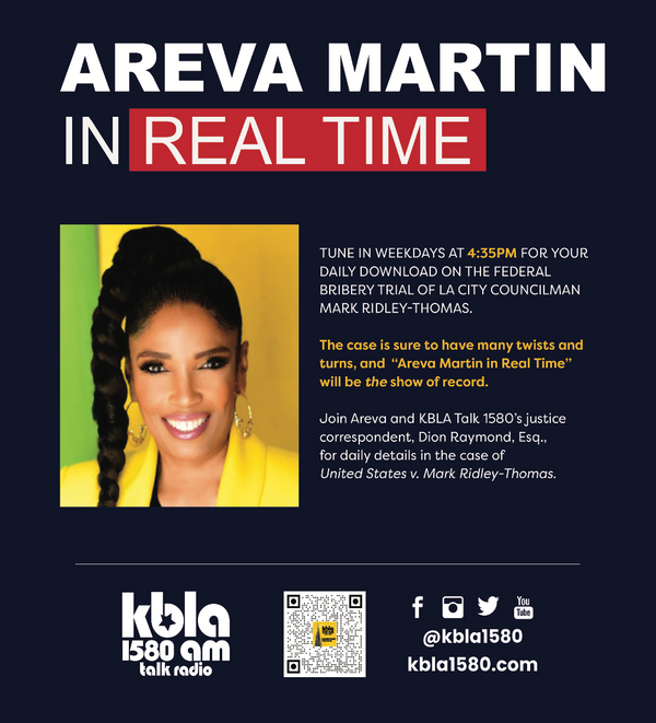 KBLA 1580: Areva Martin in Real Time 3/9/23 Report
