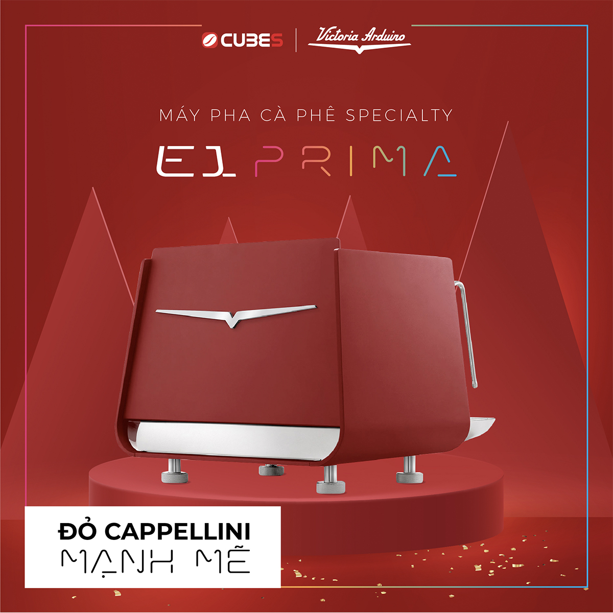 6 Sắc màu - 6 phong cách từ máy pha cà phê Eagle One Prima