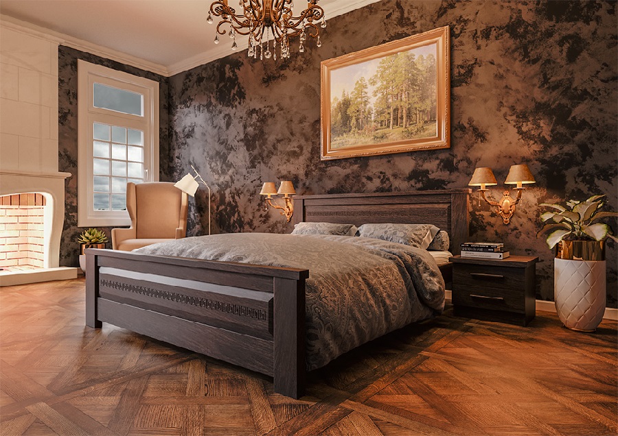 деревянные кровати