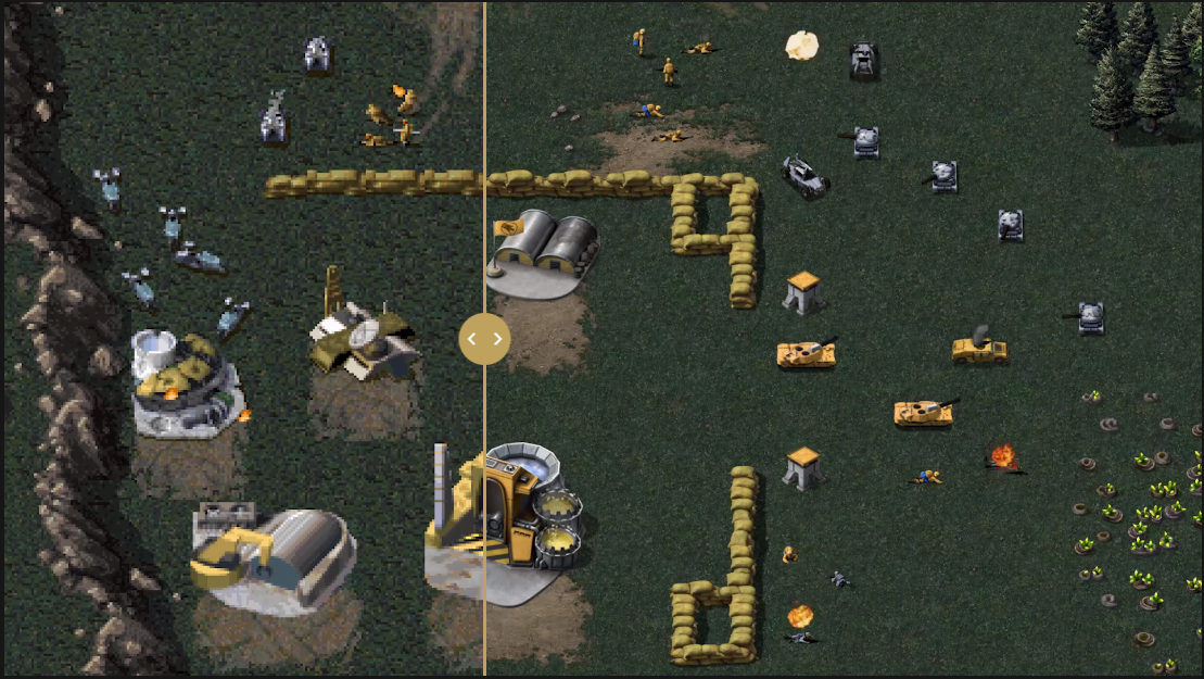 Command and Conquer Remastered texture slider
