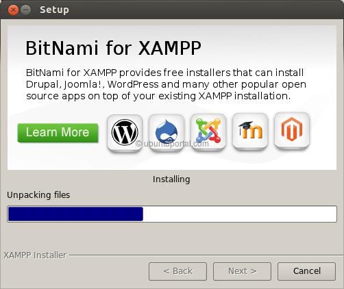 Installation wizard XAMPP 1