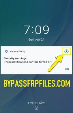 App Info in Notification Screen