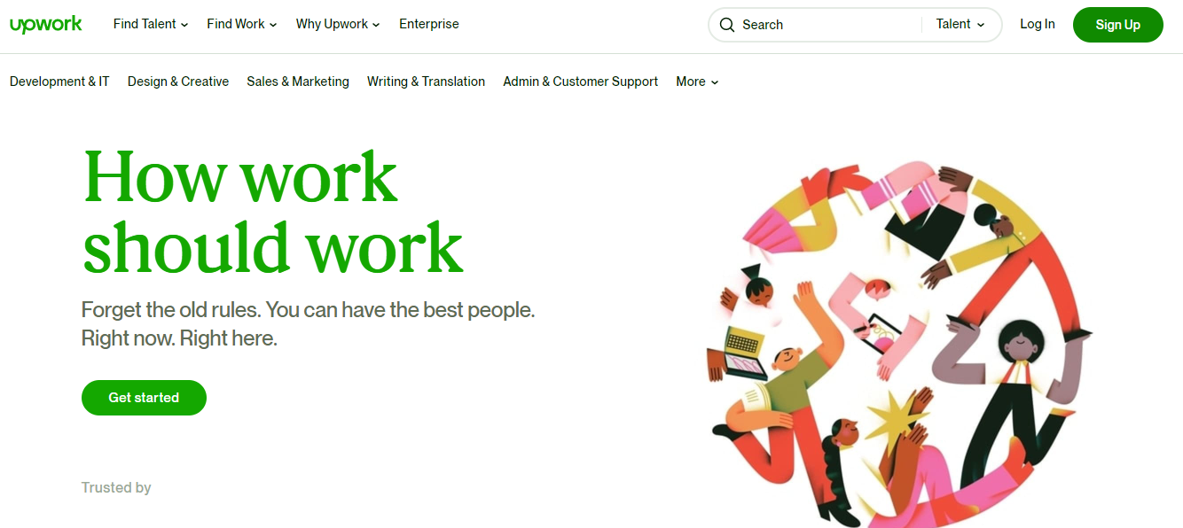 Steps to join and find work on Upwork