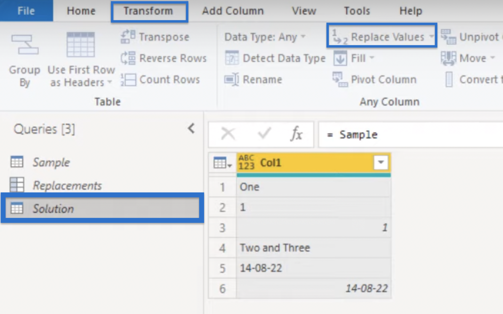 Steps To Replace Value For Multiple Exact Match Texts 