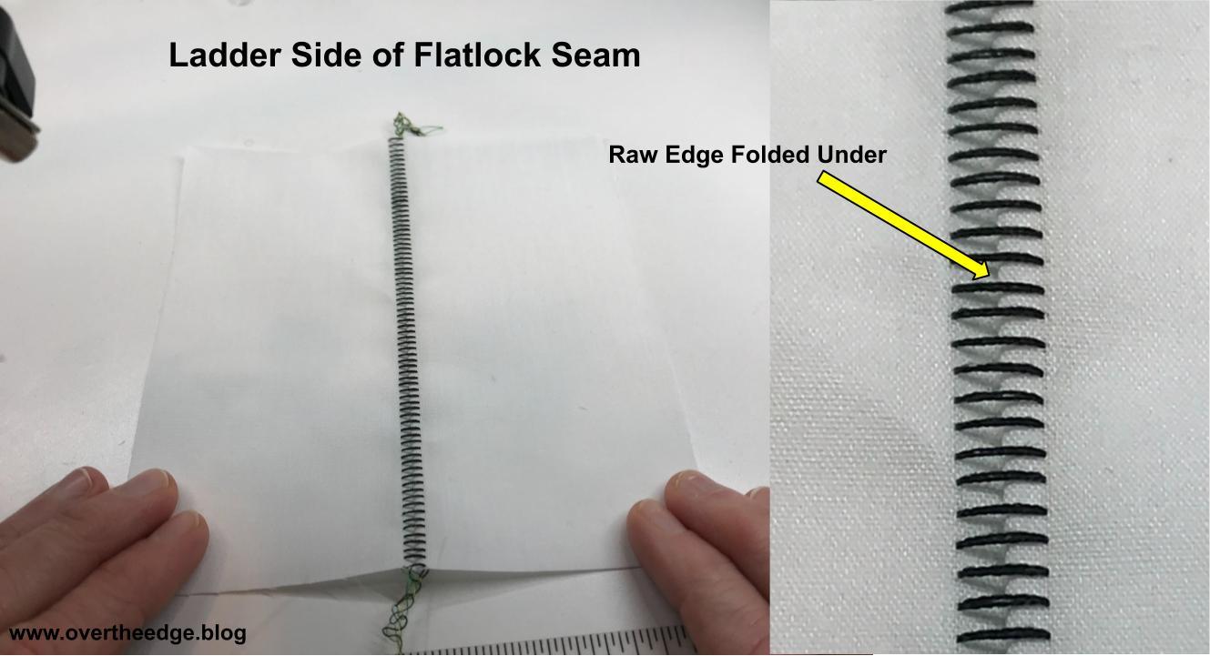 Master the Three Thread Flatlock Stitch for Quilt Piecing - over the edge