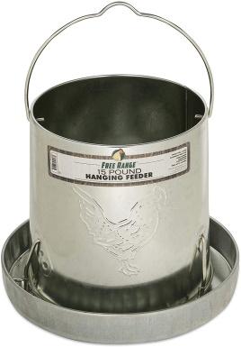 Harris Farms 1000293 Galvanized Hanging Poultry Feeder_Amazon