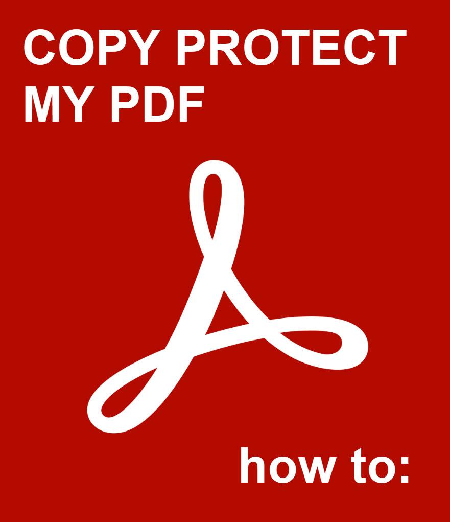 copy protect PDF file