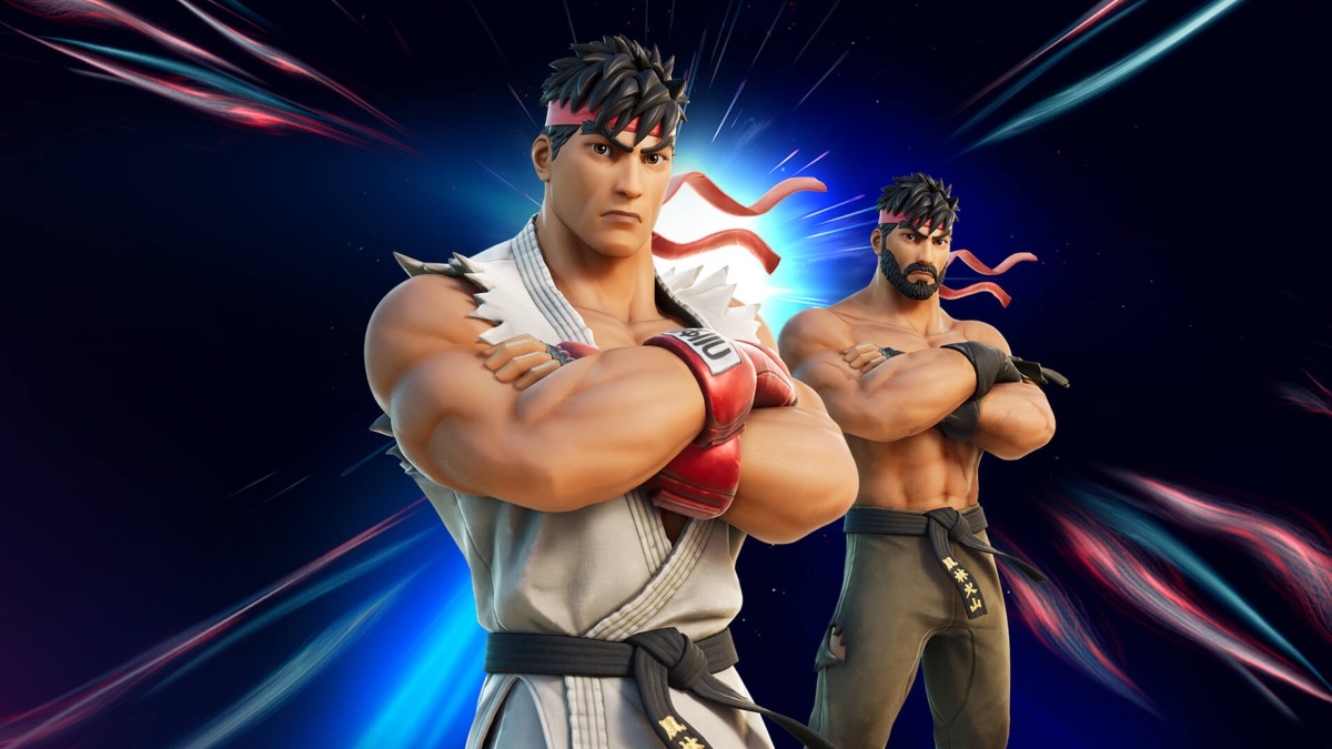 Skins de Street Fighter en Fortnite - Ryu